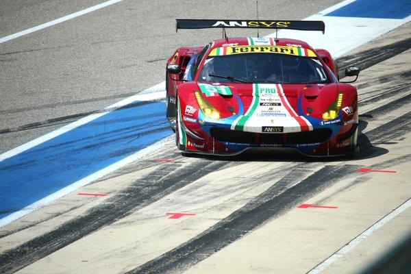 Working with Ferrari in COTA.