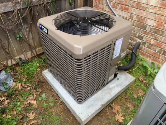 New outdoor condensing unit