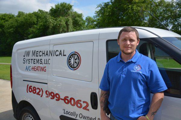 Lead technician Alex is here for all your HVAC needs