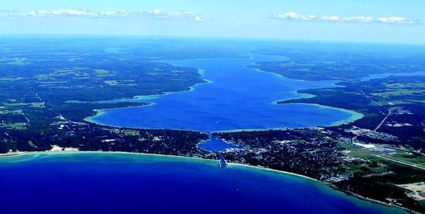 Lake Michigan, Round Lake and Lake Charlevoix