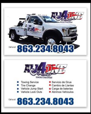 All 4 one Towing & Recovery