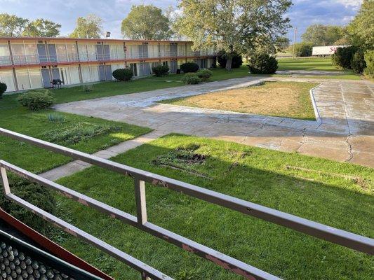 Courtyard. Looks OK in pics, but dated and a bit depressing in real life