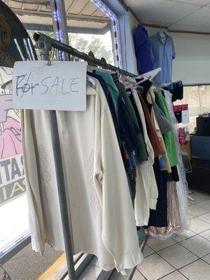 Clothes For Sale At Mayfair Cleaners