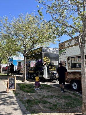 Some of the food trucks!