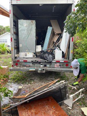 Junk removal job.