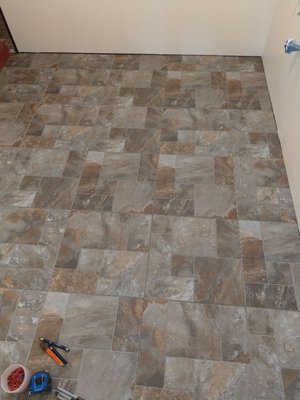 Tile floor