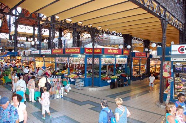 Budapest Market- a stop along Millennium Tours' Danube River Cruise tour