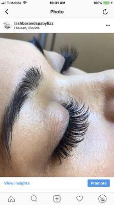 Full set lash extensions