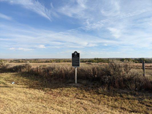 Custer on the Sweetwater Historical Marker, Wheeler TX