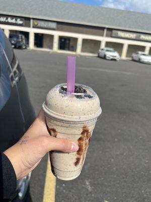 Deep fried Oreo shake