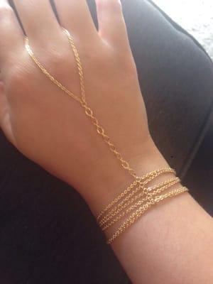 My pretty delicate hand chain only $25