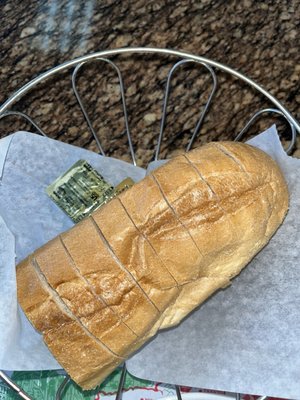 Side of fresh bread