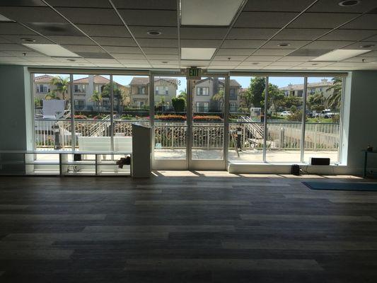 View of the Westport Marina from our studio floor