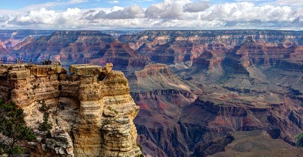 Come see the Grand Canyon in an open-air Pink Jeep Wrangler.