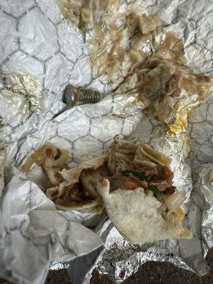 Bolt in my Shredded Brisket Burrito