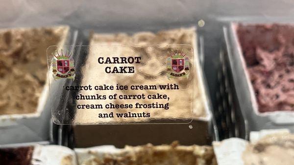 Carrot Cake. Unexpectedly delicious