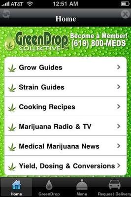 iPhone App by GreenDrop called "DrWeeds"