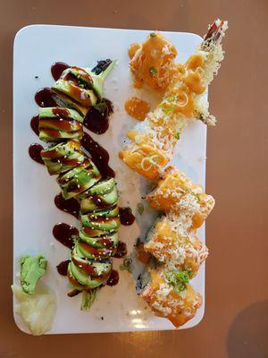 Caterpillar roll & sweetheart roll  +