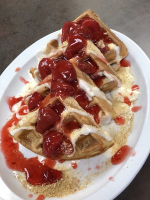 Strawberry Cheesecake Waffle