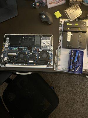 Solid state hard drive upgrade