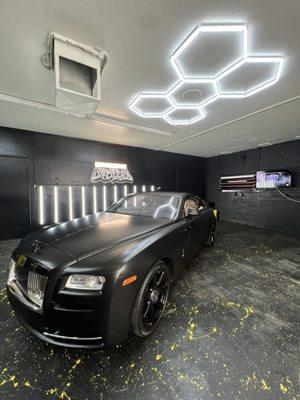 ROLLS ROYCE WRAPPED SATIN BLACK