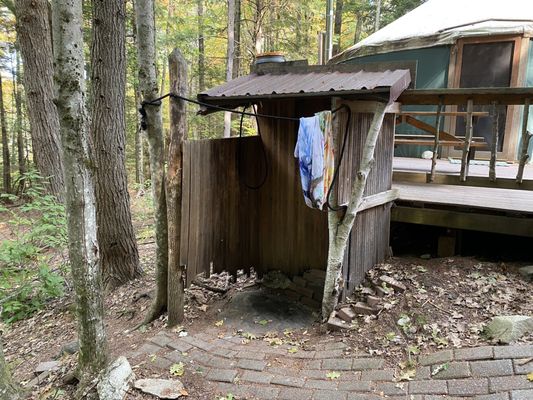 Outdoor shower