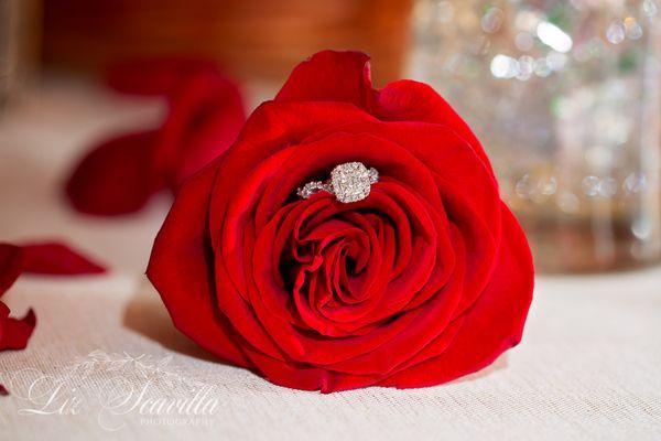 Detail floral ring photo - Liz Scavilla Photography