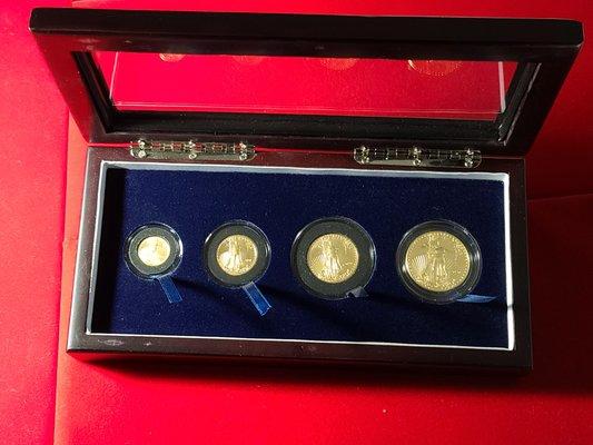 Gold Eagle 4-Coin Set