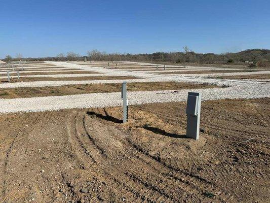 RV Campground in progress - Spring/Summer 2024.