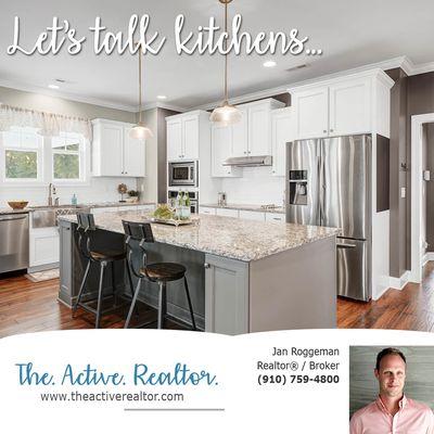 I'm curious - are you keeping your kitchen colors neutral, or are you using colors on your walls? #kitchentrends #theactiverealtor