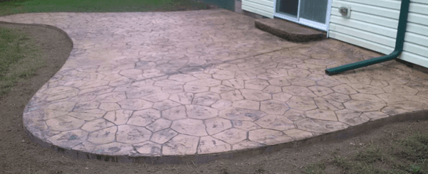 Stamped Concrete Deck