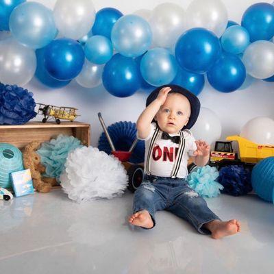 springfield Illinois cake smash photographer , springfield illinois cake smash photography