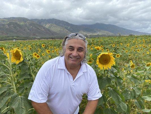 This is John at the sunflower fields this year, it was a fantastic day that we won't forget.