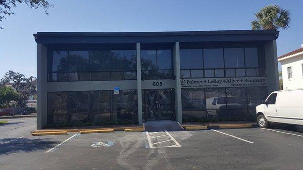 Commercial Building Window Tinting