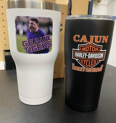 What are you passionate about? Put it right on a tumbler at Trinity Graphx!