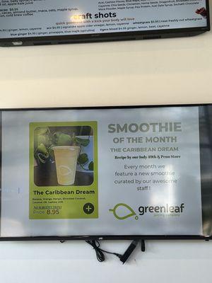 Smoothie of the month