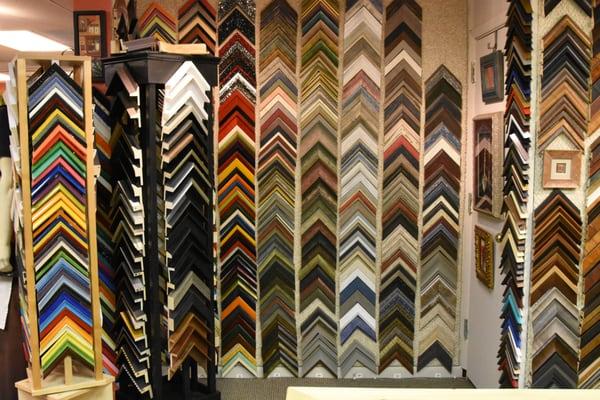 Here are some of our frames to pick from, and this isn't even the half of it!