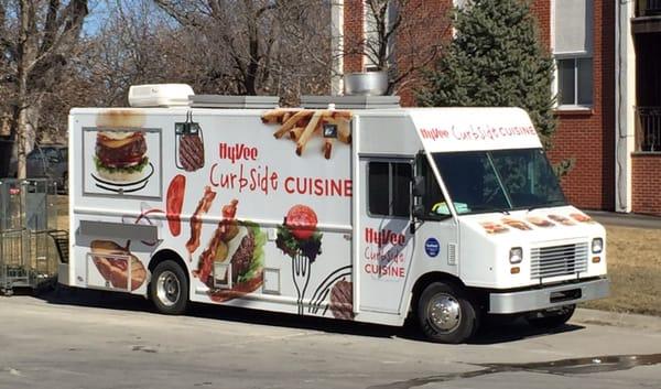 The truck parked at its home base near 50th & Center HyVee