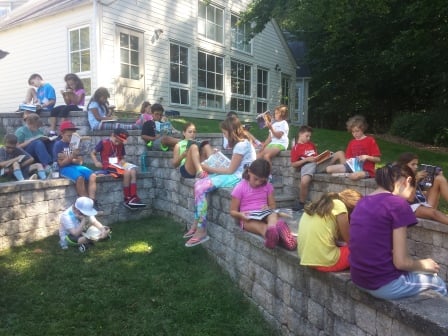 Princeton Friends School students read actively for comprehension and pleasure.