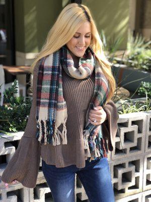 Love this plaid scarf!!