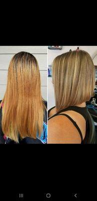 Color correction and haircut