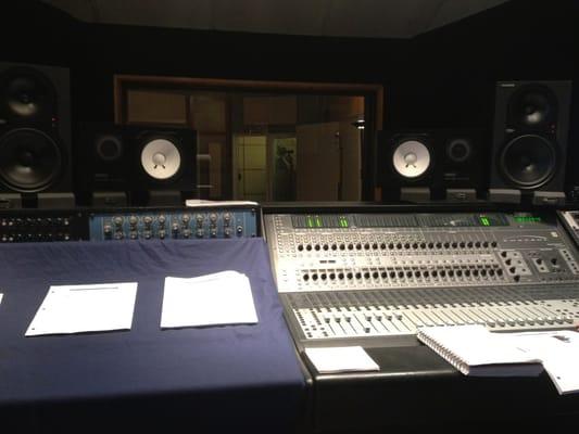 The control room.