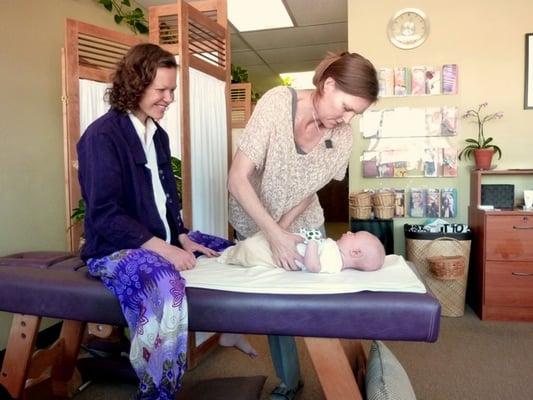 Babies love to get adjusted!