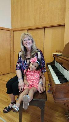 One of my incredible piano students