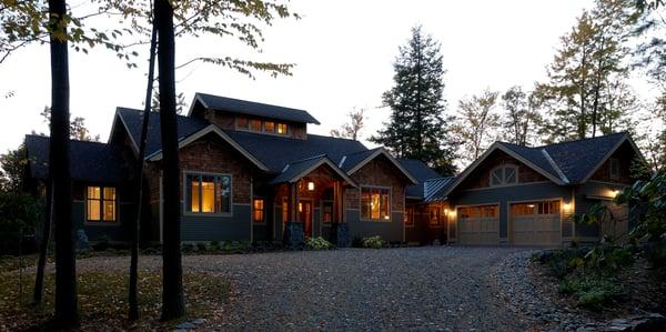 Custom built green home in Saratoga Springs, NY by general contractor, Capital Construction.