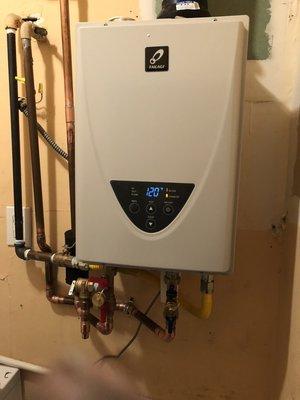 Tankless water heater upgrade