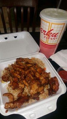 Teriyaki Chicken w/fried rice