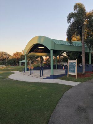 Band shell.