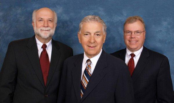 (Left to Right):  Paul H. Loeffler, Vincent T. Bisogno and Frederick B. Zelley