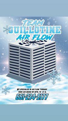 If you need your air flowing into your house/apartment call teamguillotine air flow